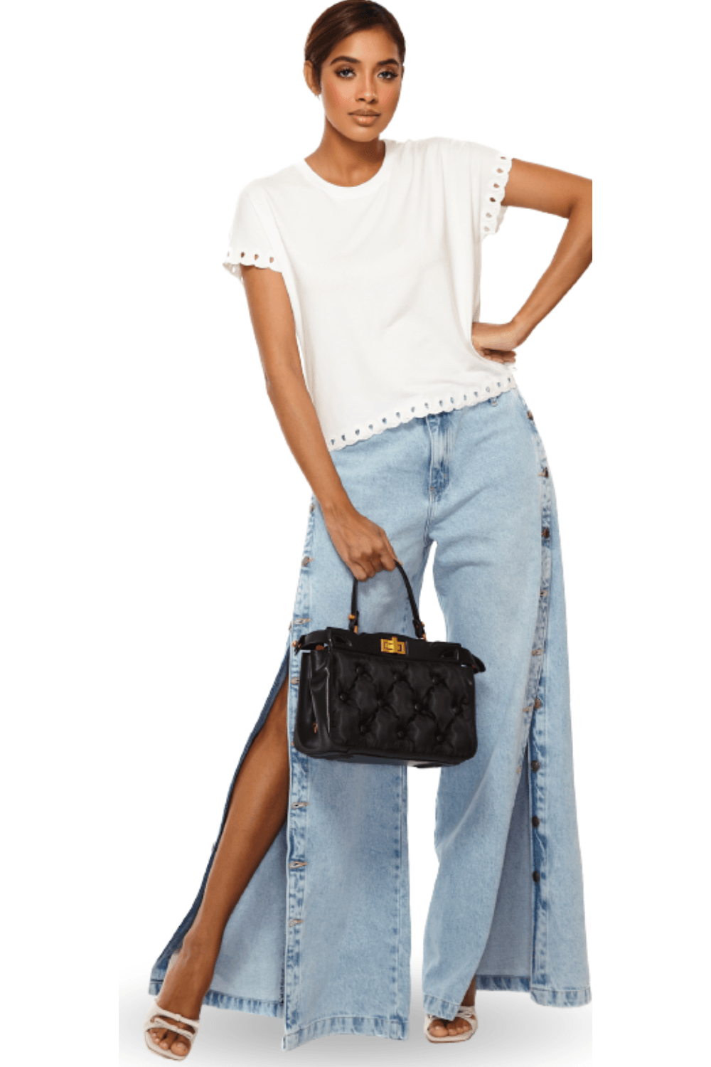 Calca masculina Ryan, com modelagem slim que garante um visual moderno e alinhado. A lavagem Dirty traz um efeito urbano e despojado, ideal para composicoes casuais com personalidade. Confeccionad -1-